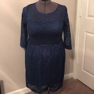 Blue Lace Modcloth Dress